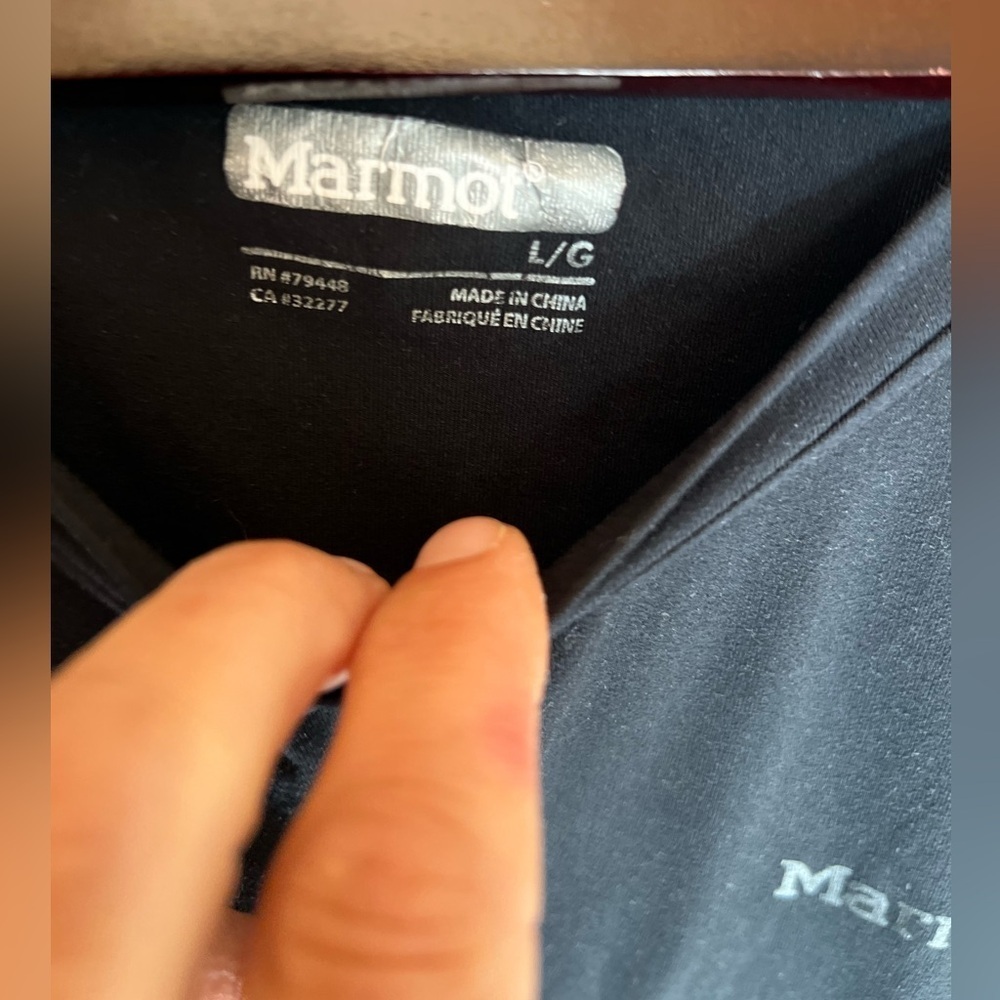 Marmot men’s black long sleeve shirt - Picture 2 of 7